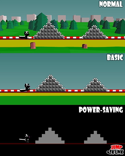 3 graphics modes